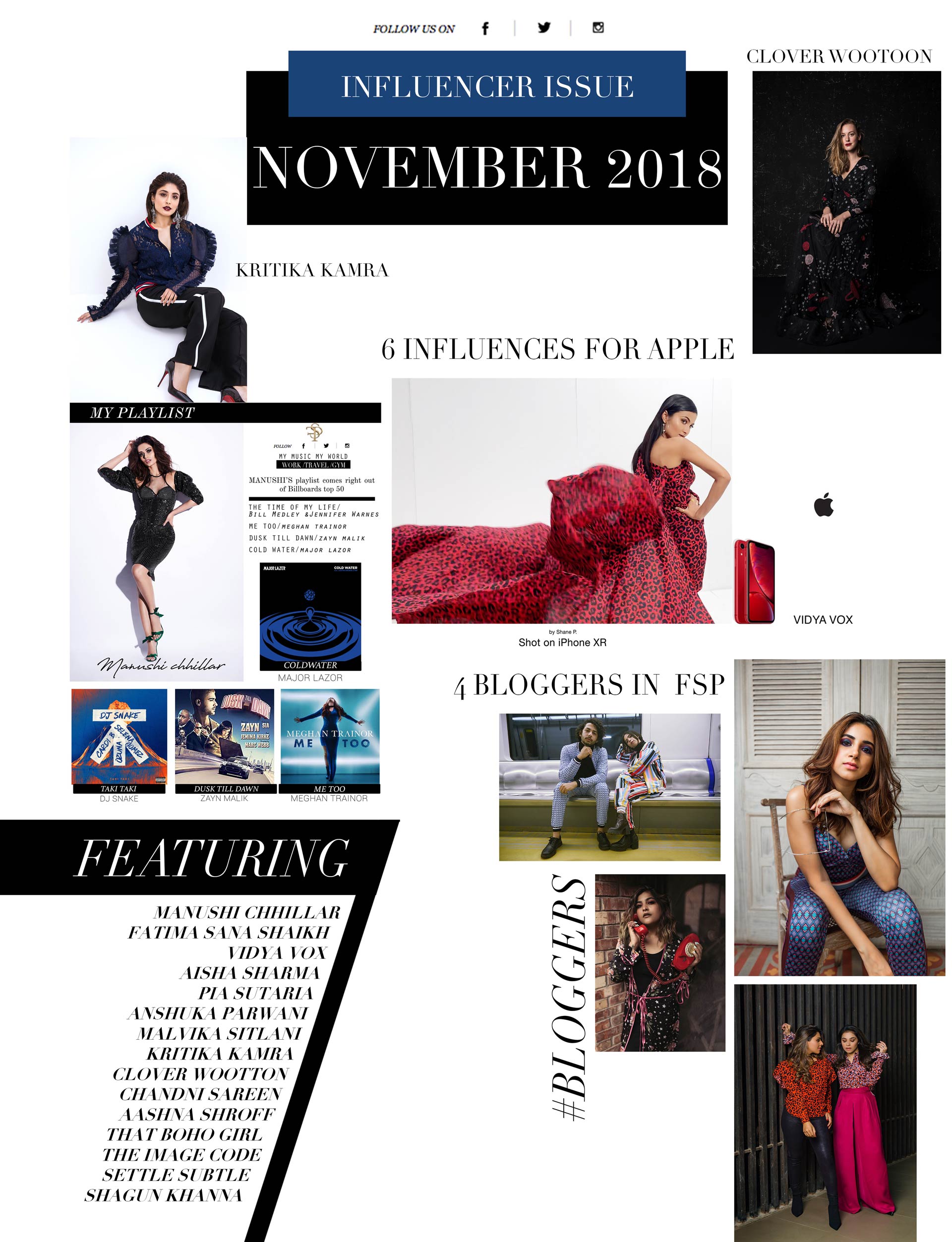 INFLUENCER ISSUE NOVEMBER  ISSUE